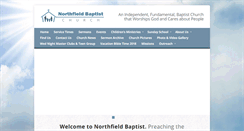 Desktop Screenshot of northfieldbaptist.com