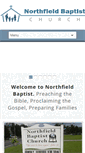 Mobile Screenshot of northfieldbaptist.com